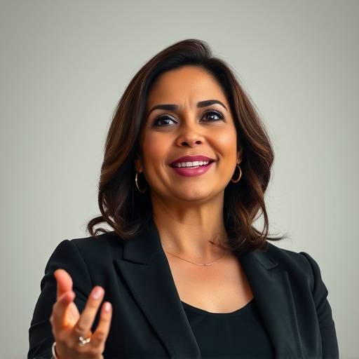 Retrato de Ana Mart√≠nez, destacada oradora