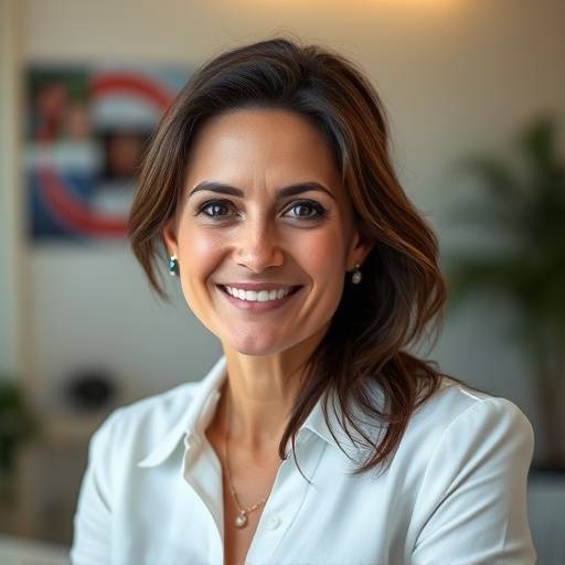 Retrato de Carmen Fern√°ndez, experta en comunicaci√≥n intercultural